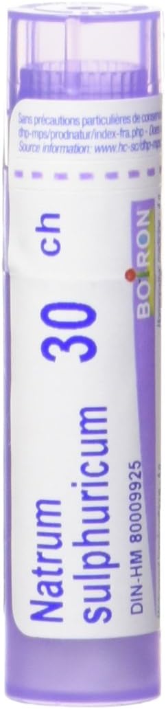 Natrum sulfuricum 30ch | Boiron® |Each tube contains 4 g (approximately 80 pellets)