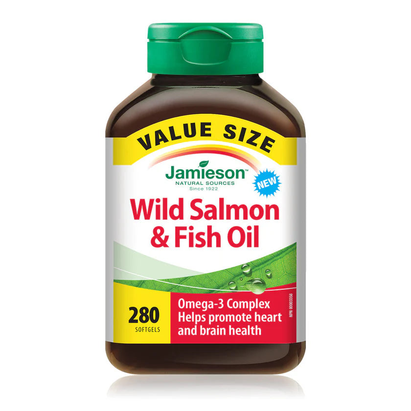 Wild Salmon & Fish Oils | Jamieson™ | 200 or 280 Softgels