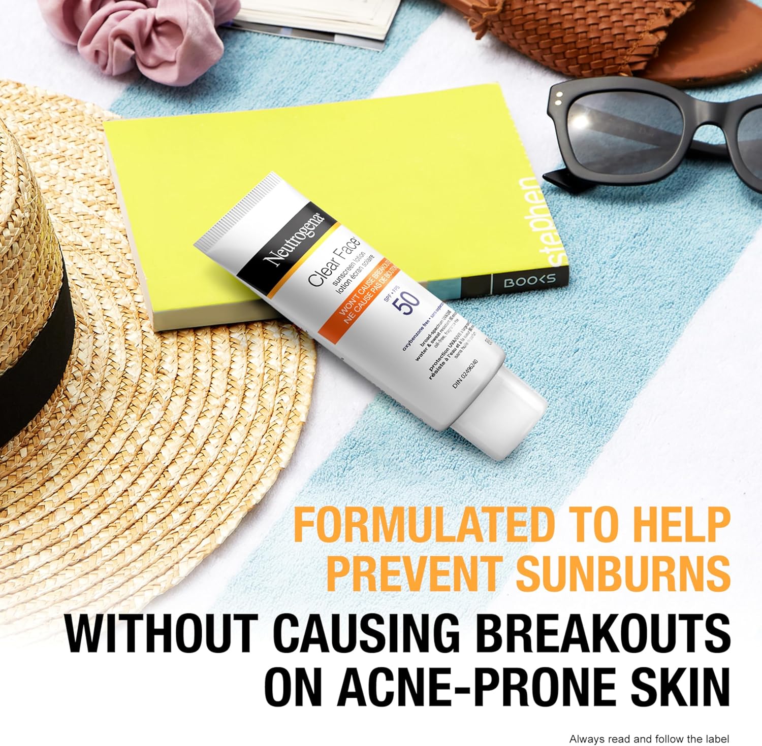 Sunscreen Lotion for Acne-Prone SkinSPF 50 UVA/UVB Protection| Neutrogena® |88ml