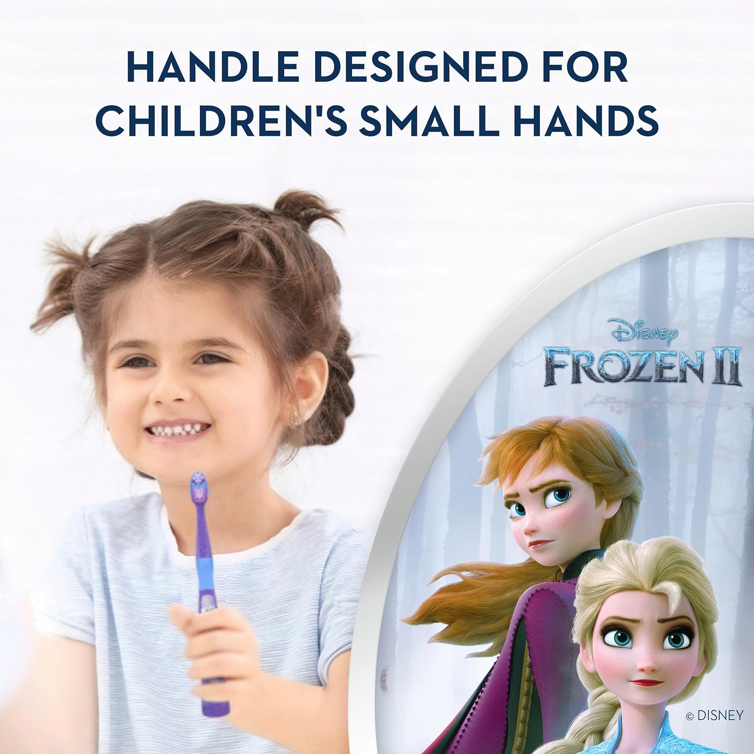 Kid's Toothbrush Featuring Disney's Frozen II | Oral-B | 2 Count