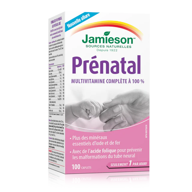100% Complete Prenatal Multivitamin | Jamieson™ | 100 Caplets