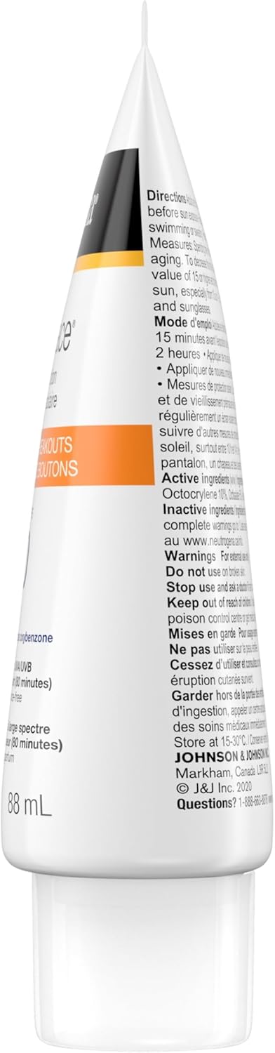 Sunscreen Lotion for Acne-Prone SkinSPF 50 UVA/UVB Protection| Neutrogena® |88ml