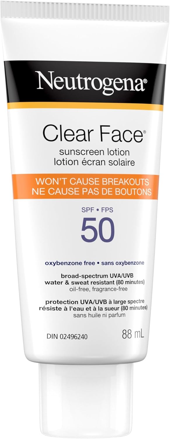 Sunscreen Lotion for Acne-Prone SkinSPF 50 UVA/UVB Protection| Neutrogena® |88ml