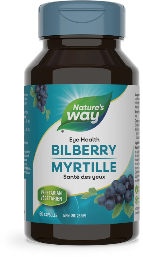 Bilberry | Nature's Way® | 60 Vegetable Capsules