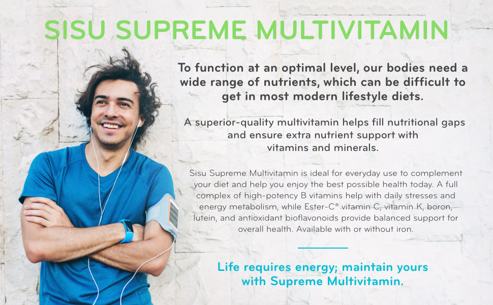 Supreme Multivitamin | SISU | 120 Veg Capsules