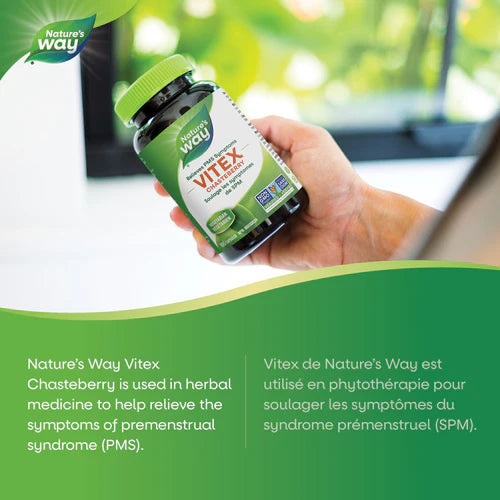 Vitex Chasteberry by Nature’s Way® – Hormone & PMS Support | 100 or 320 Capsules