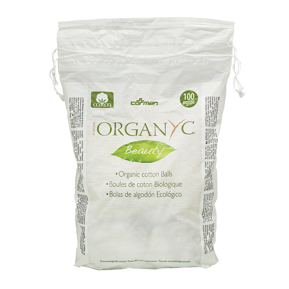 Beauty Cotton Balls |Organyc|100 Pieces