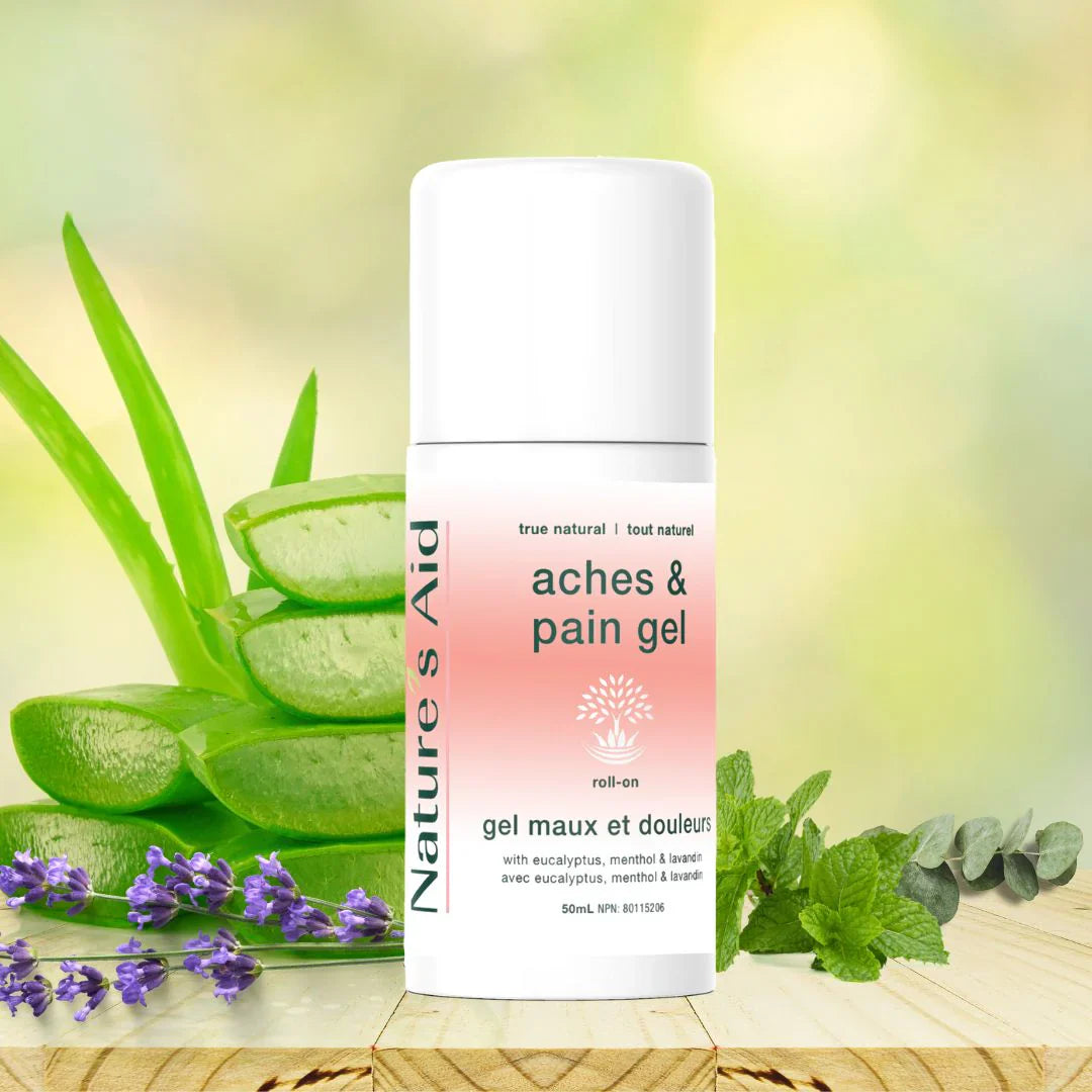 Aches & Pain Gel Roll-On | Nature's Aid | 50 mL