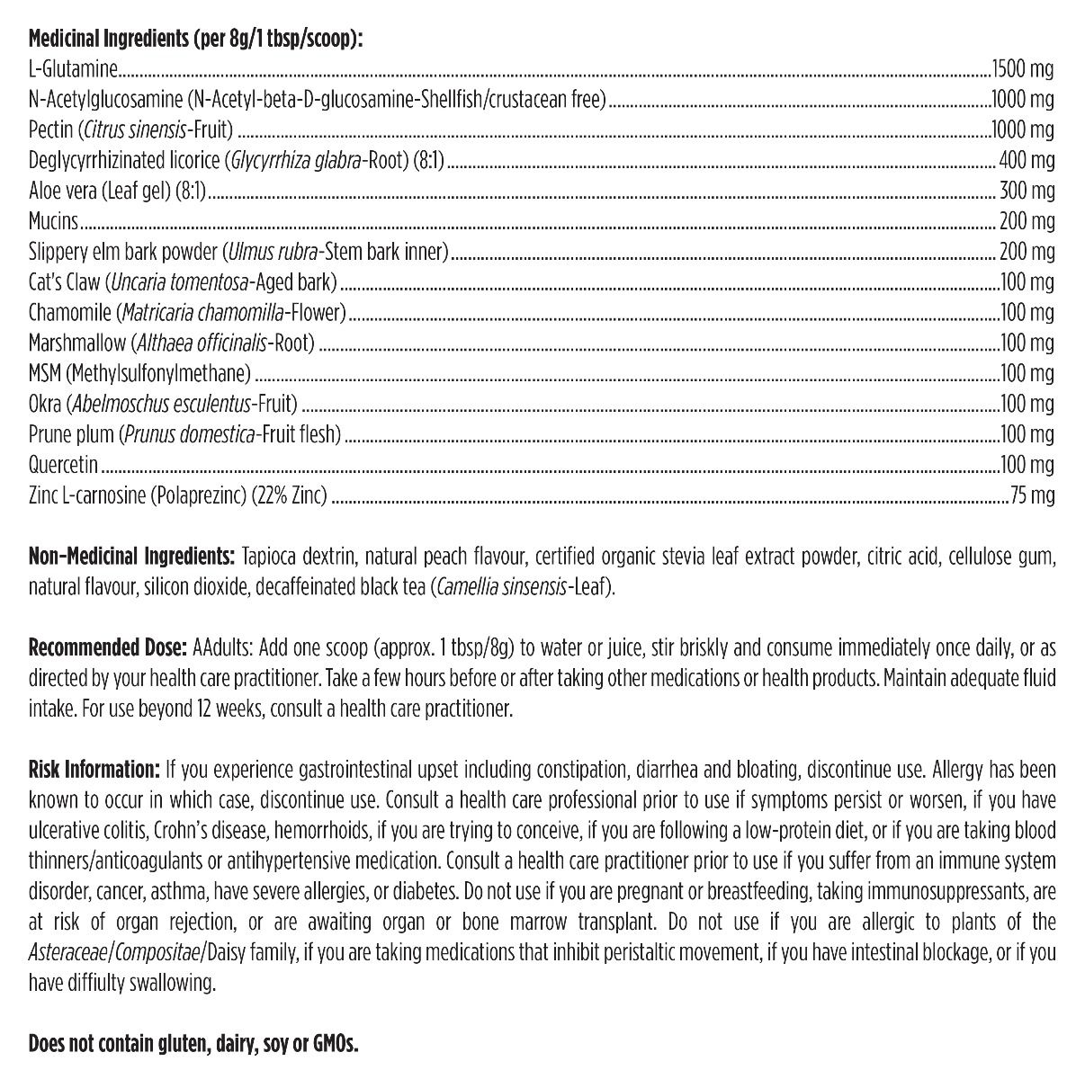 GI-Revive™ by Designs for Health® – Gut Lining & Digestive Health Support | 225 g Powder