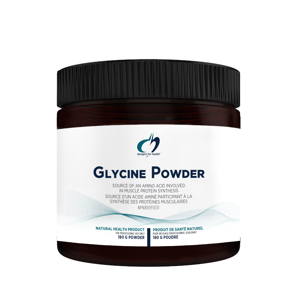 Glycine Powder | Designs for Health® | 180 g (6.3 oz)
