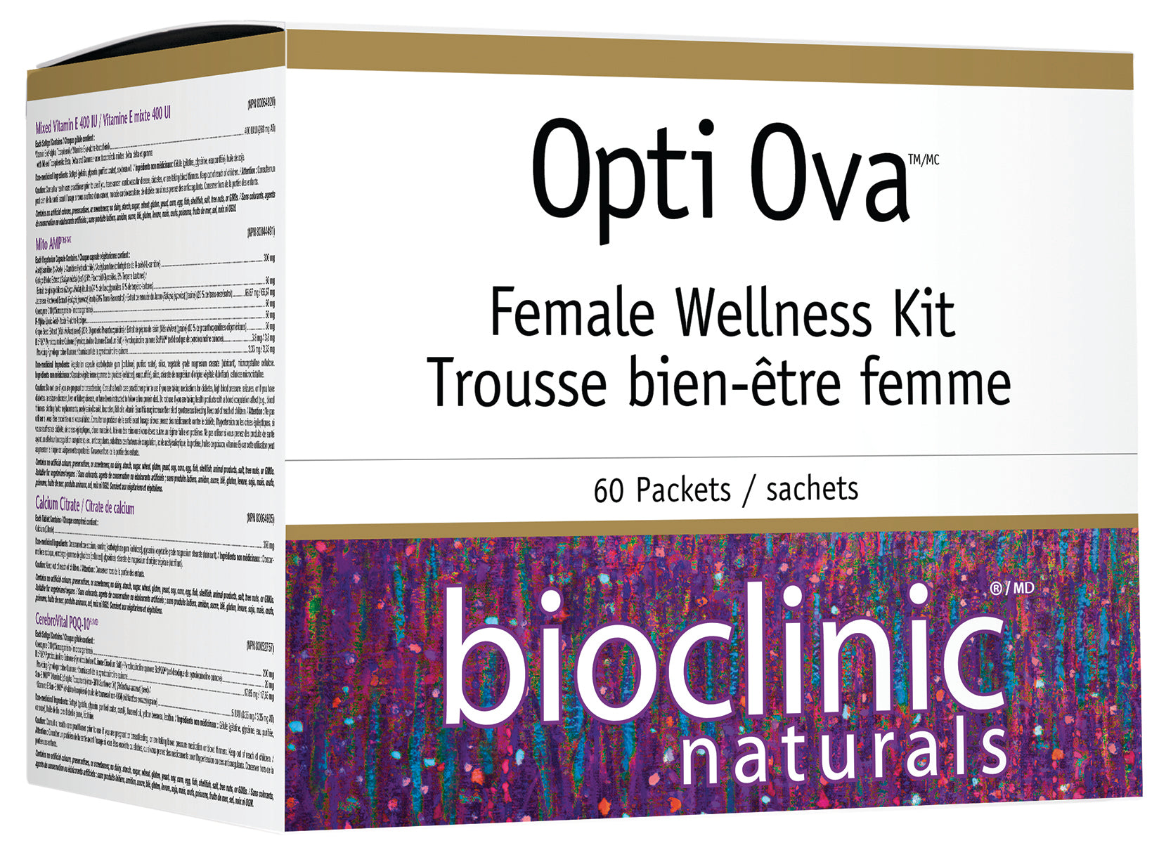 Opti Ova® Female Wellness Kit | Bioclinic® Naturals | 60 Packets / Sachets