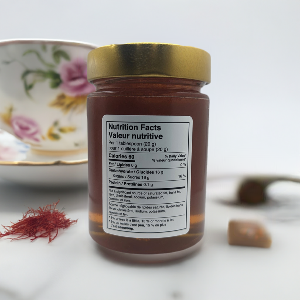 Mielbrut Saffron Honey — Raw Quebec Honey Infused with Persian Saffron