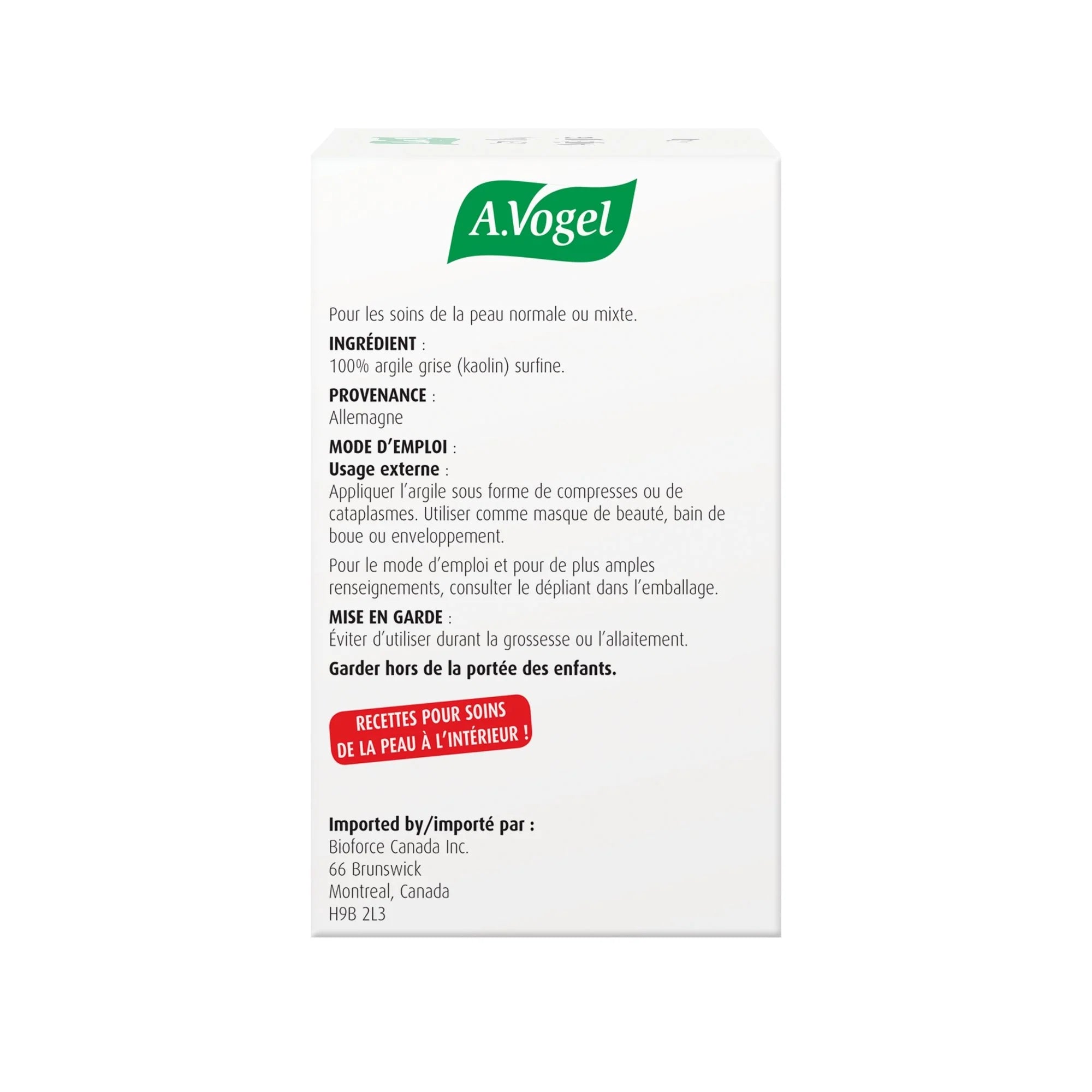 Grey Clay | A.Vogel | 450 g