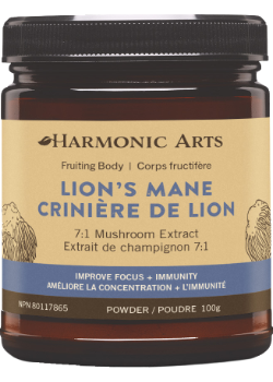 Lion's Mane Mushroom Powder | Harmonic Arts® | 45 or 100 or 454 g Jar