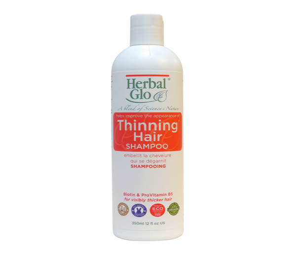 Thinning Hair Shampoo by Herbal Glo® – Strengthening & Volumizing Hair Support | 250 mL or 350 mL