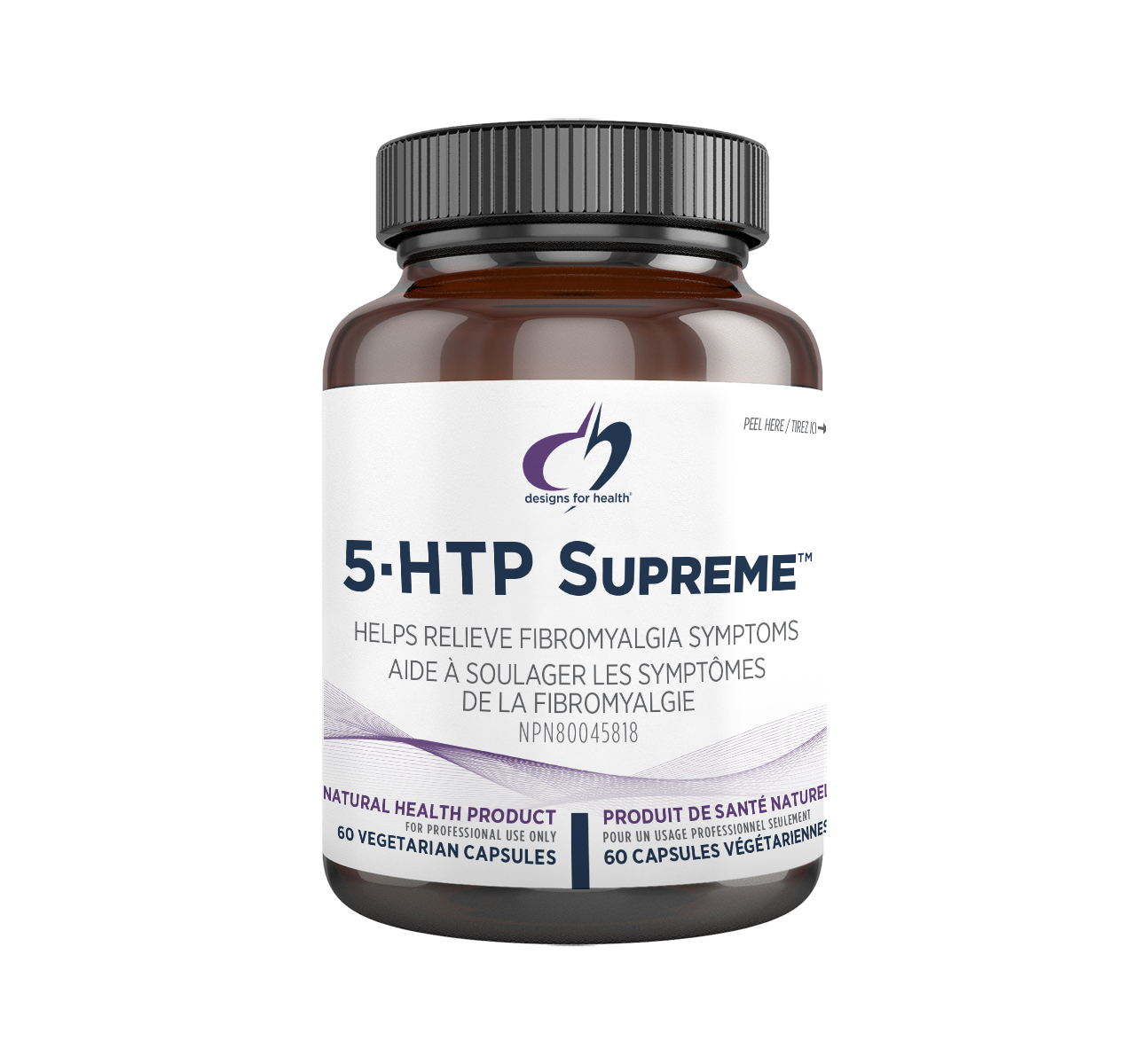 5-HTP Supreme™ | Designs for Health® | 60 Vegetarian Capsules