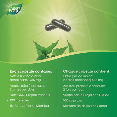 Nettle Herb | Nature's Way® | 100 Capsules
