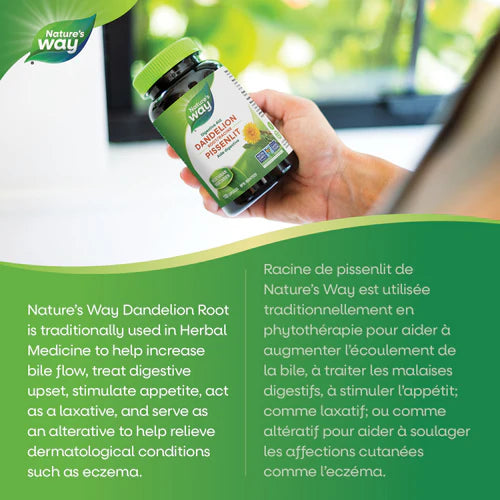 Dandelion Root | Nature's Way® | 100 or 180 Capsules