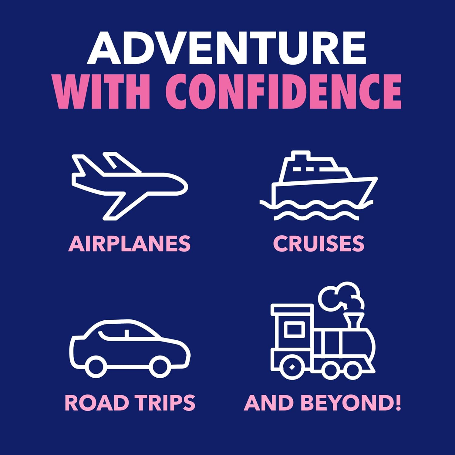 Motion Sickness Relief and Nausea Prevention, Liquid Gel Capsules for Adults| Gravol™ | 24 Count