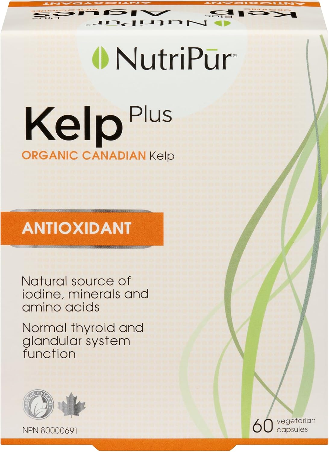 Organic KelpPlus, Iodine Supplement | NutriPur® | 60 vegetarian capsules