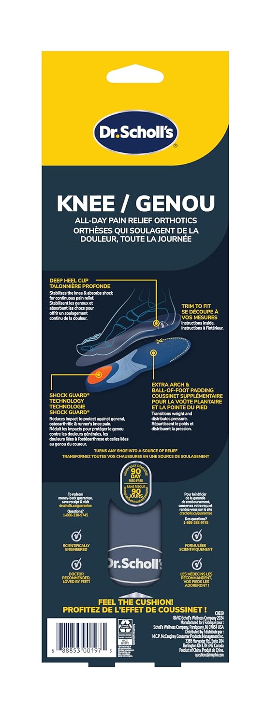 Knee All-Day Pain Relief Orthotics -For Him | Dr. Scholl's® | 1 Pair