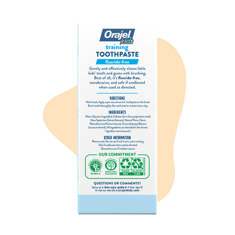 Fluoride-Free Training Toothpaste | Orajel™ Kids | Tube