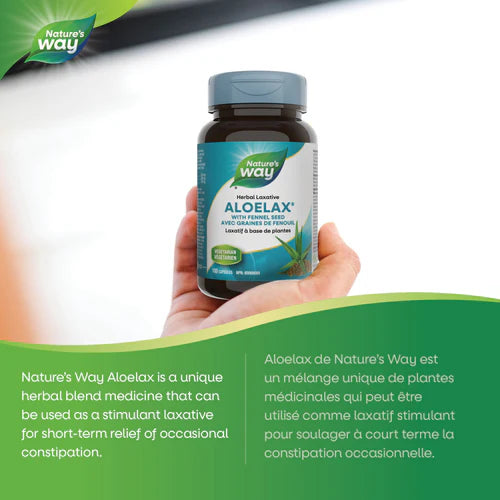Aloelax, with Fennel Seed | Nature's Way® | 100 Capsules