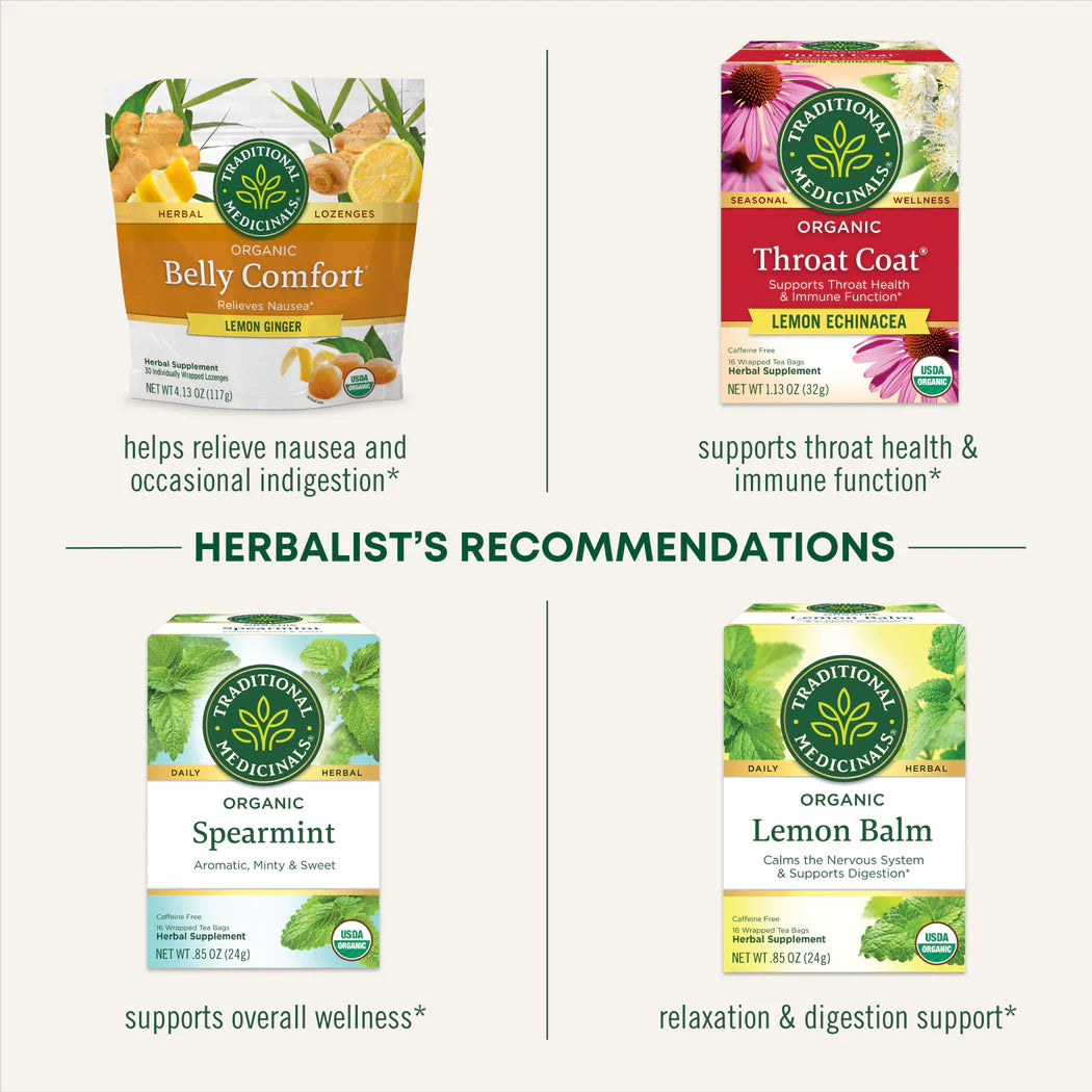 Organic Lemon Ginger Tea | Traditional Medicinals® | 16 Tea Bags