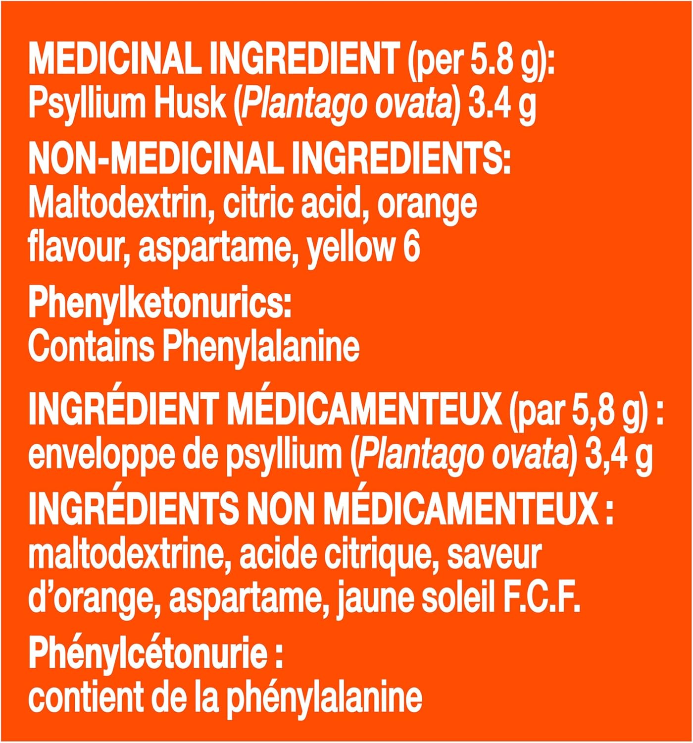 Daily Psyllium Husk Powder Supplement|Metamucil|Different pack size