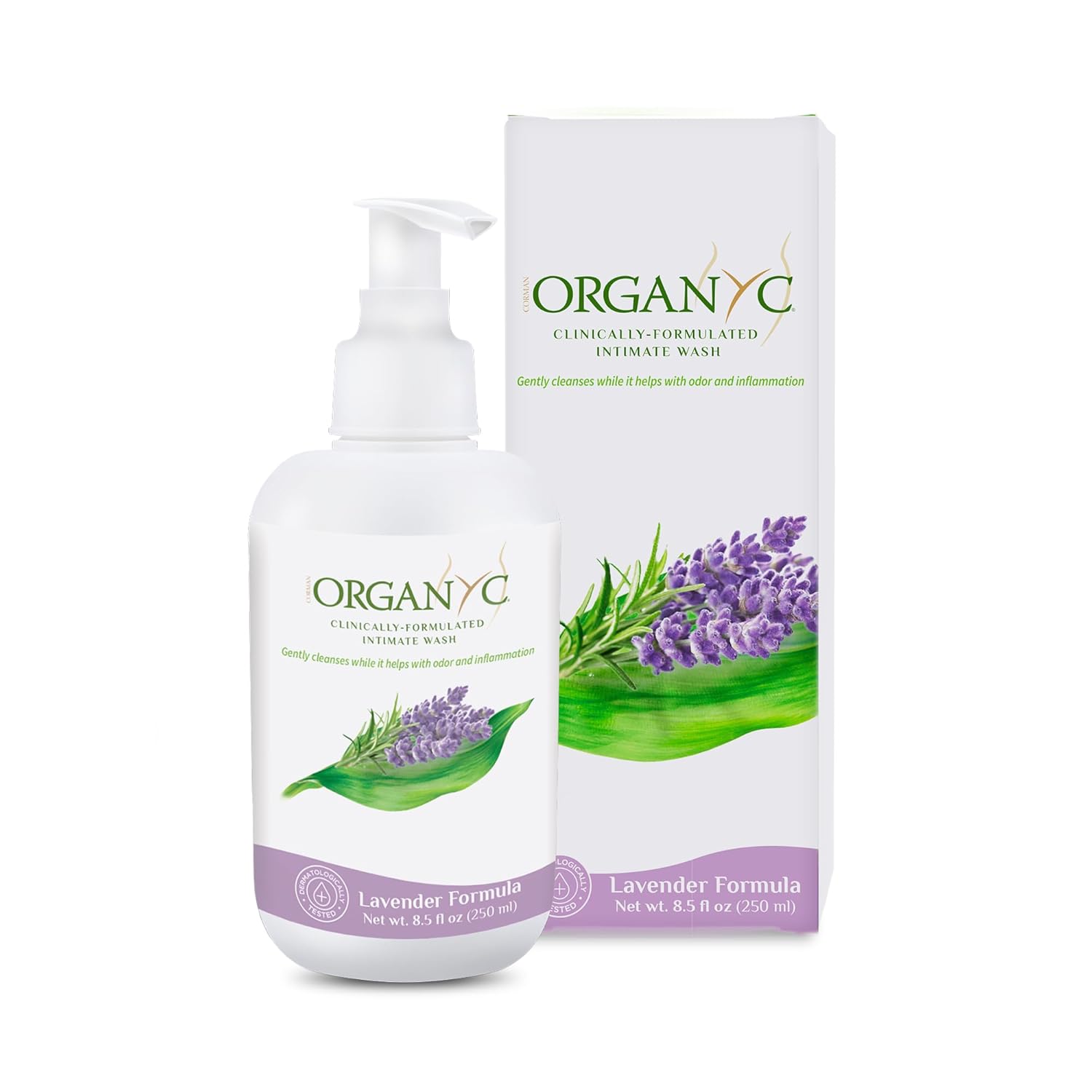 Feminine Hygiene Wash Lavender | Organyc® | 250 mL