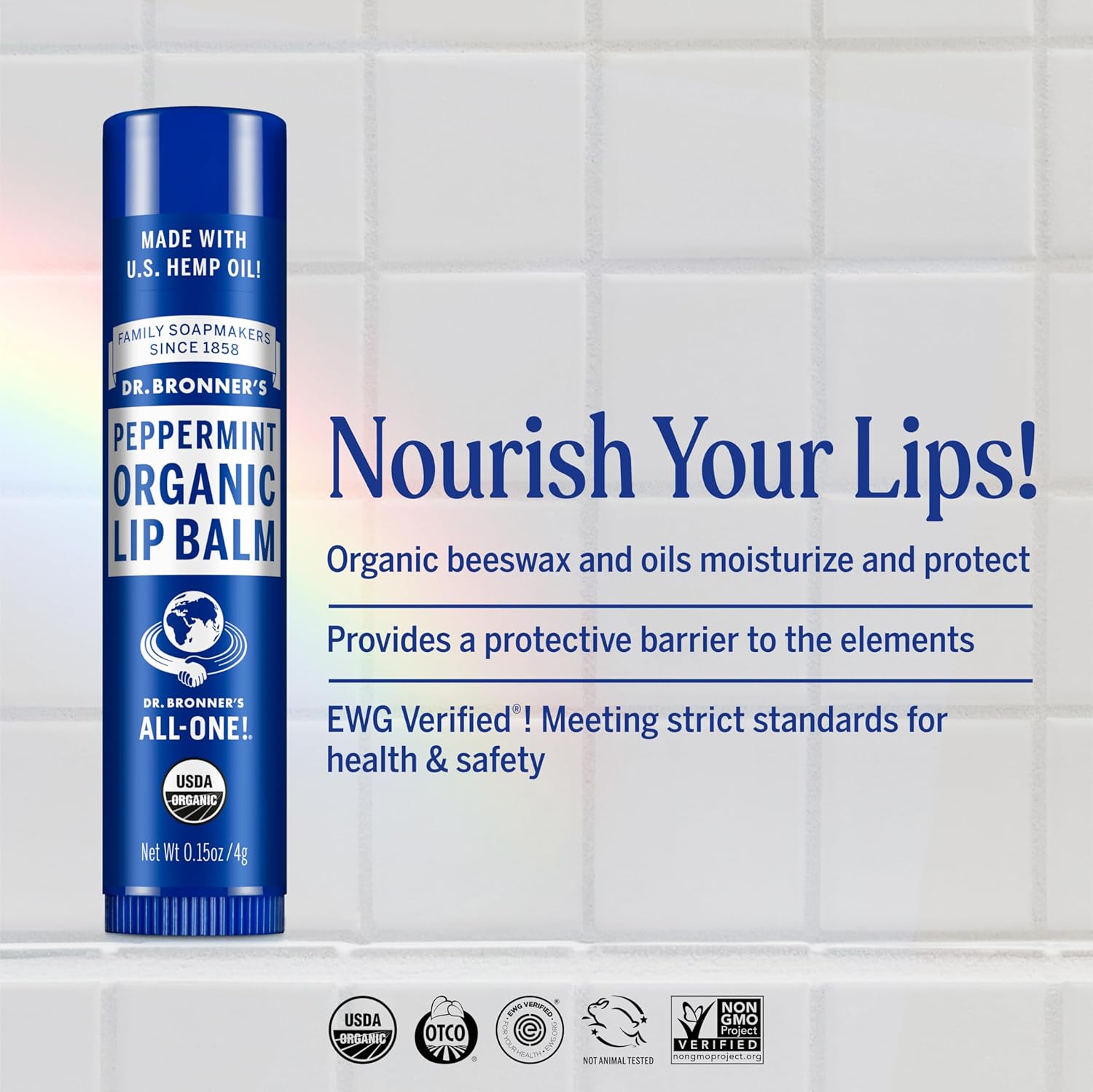 Organic Lip Balm | Dr. Bronner's | 4g