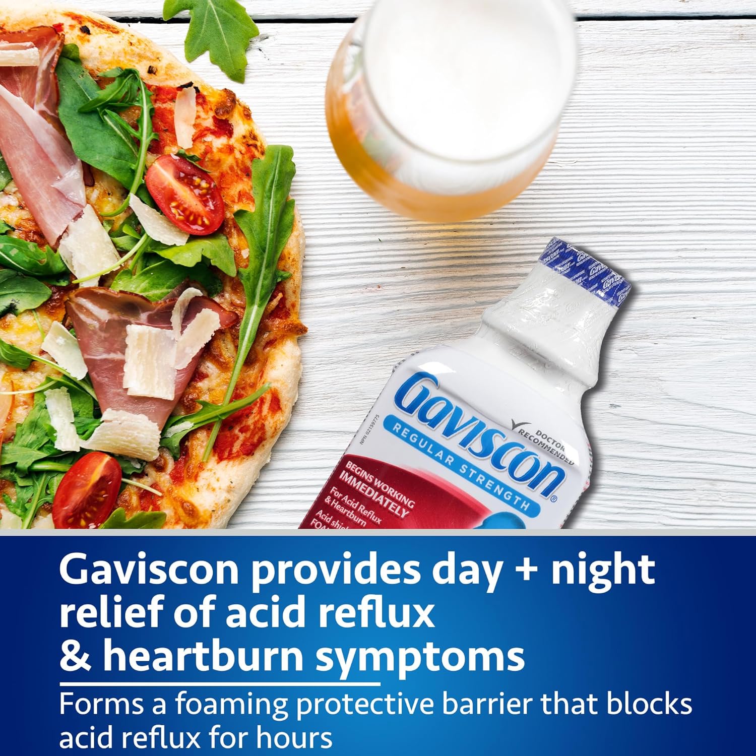 Liquid Regular Strength Antacid | Gaviscon | 340 mL