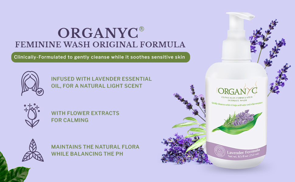 Feminine Hygiene Wash Lavender | Organyc® | 250 mL