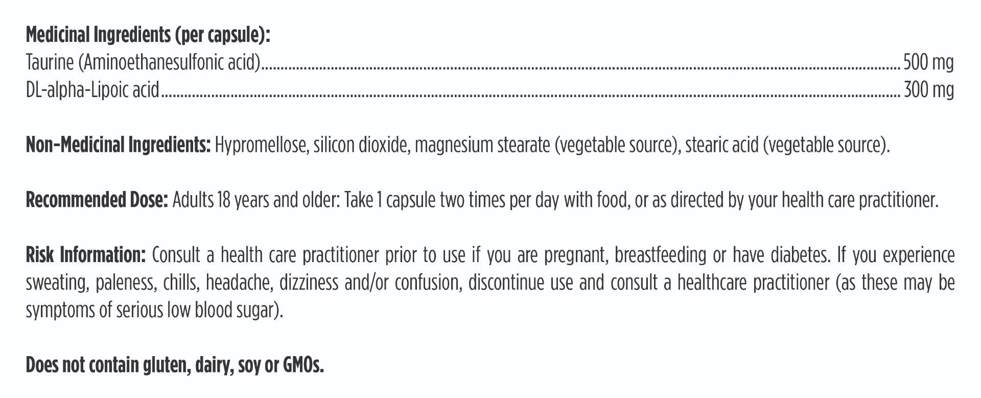 Lipoic Acid Supreme™ | Designs for Health® | 60 Vegeterian Capsules