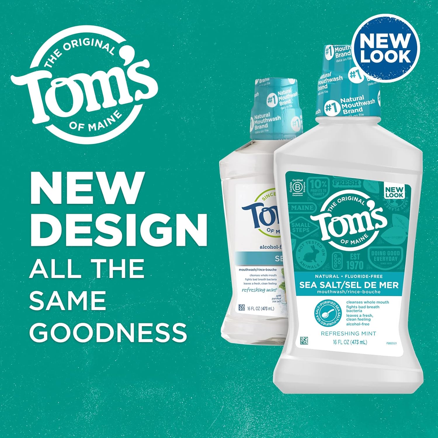 Sea Salt Mouthwash | Tom's of Maine | 473 mL