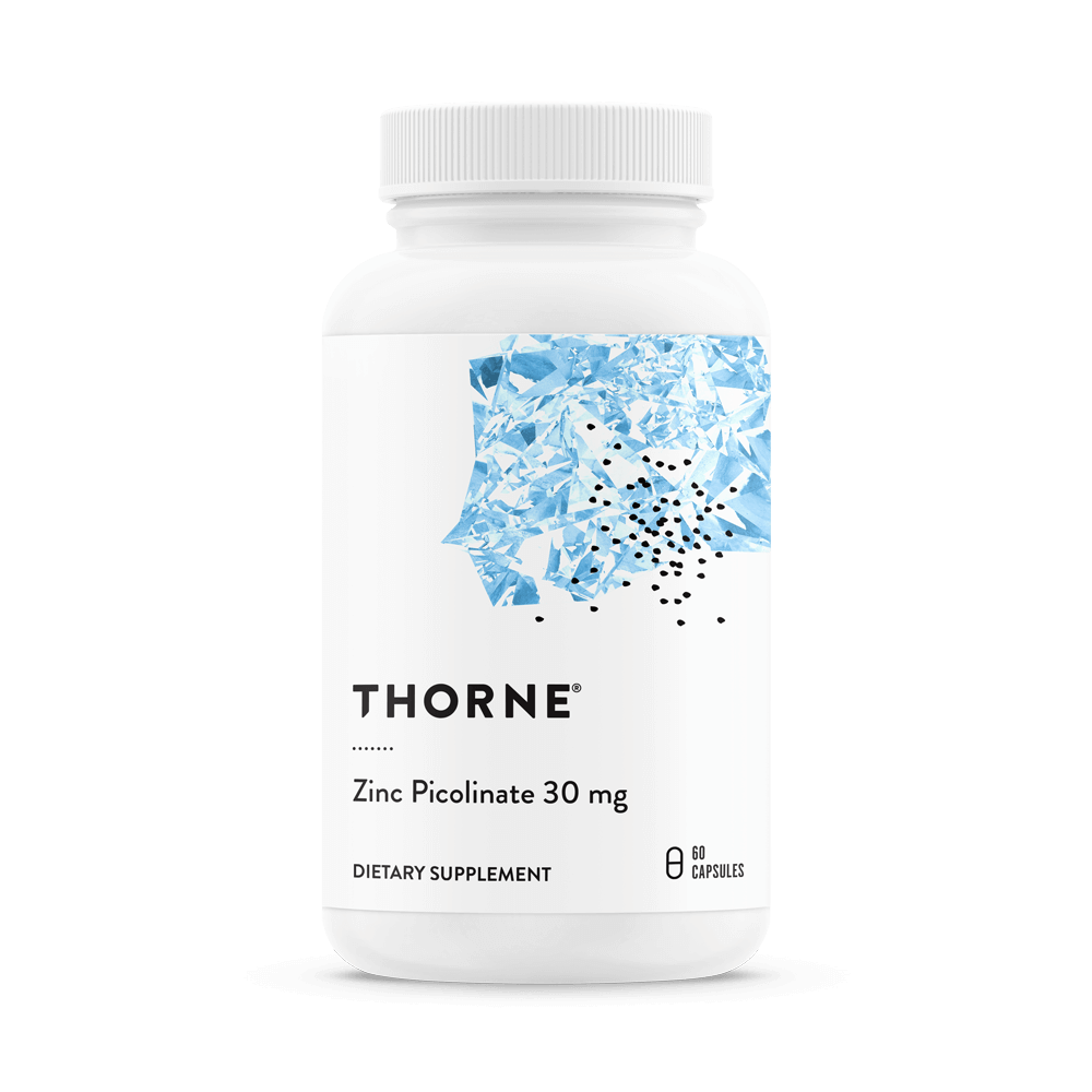 Zinc Picolinate 30 mg | Thorne® | 60 or 180 Capsules