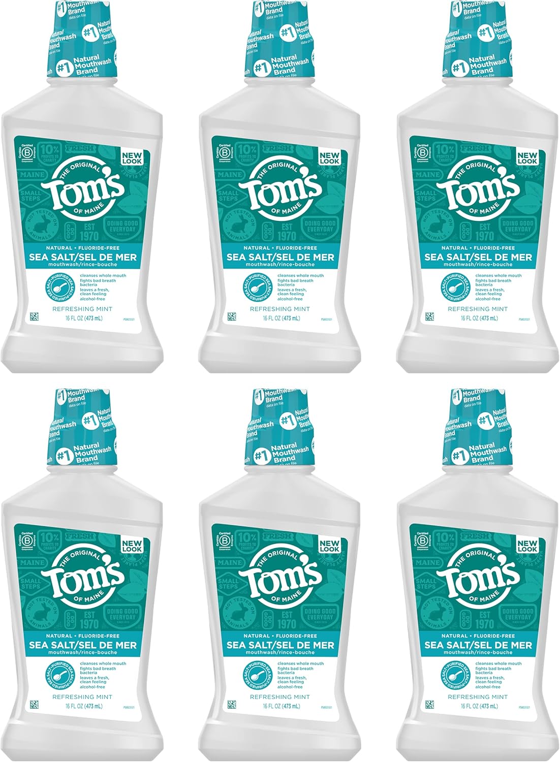 Sea Salt Mouthwash | Tom's of Maine | 473 mL