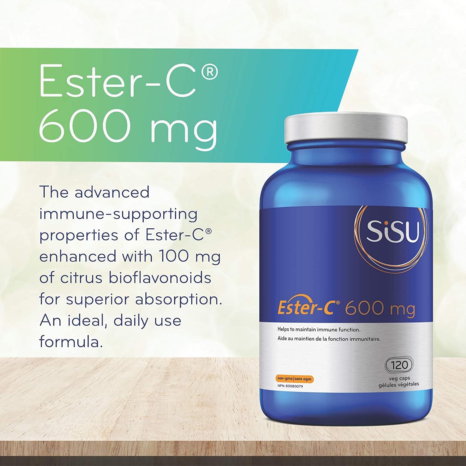 Ester-C 600mg | Sisu | 120 caps