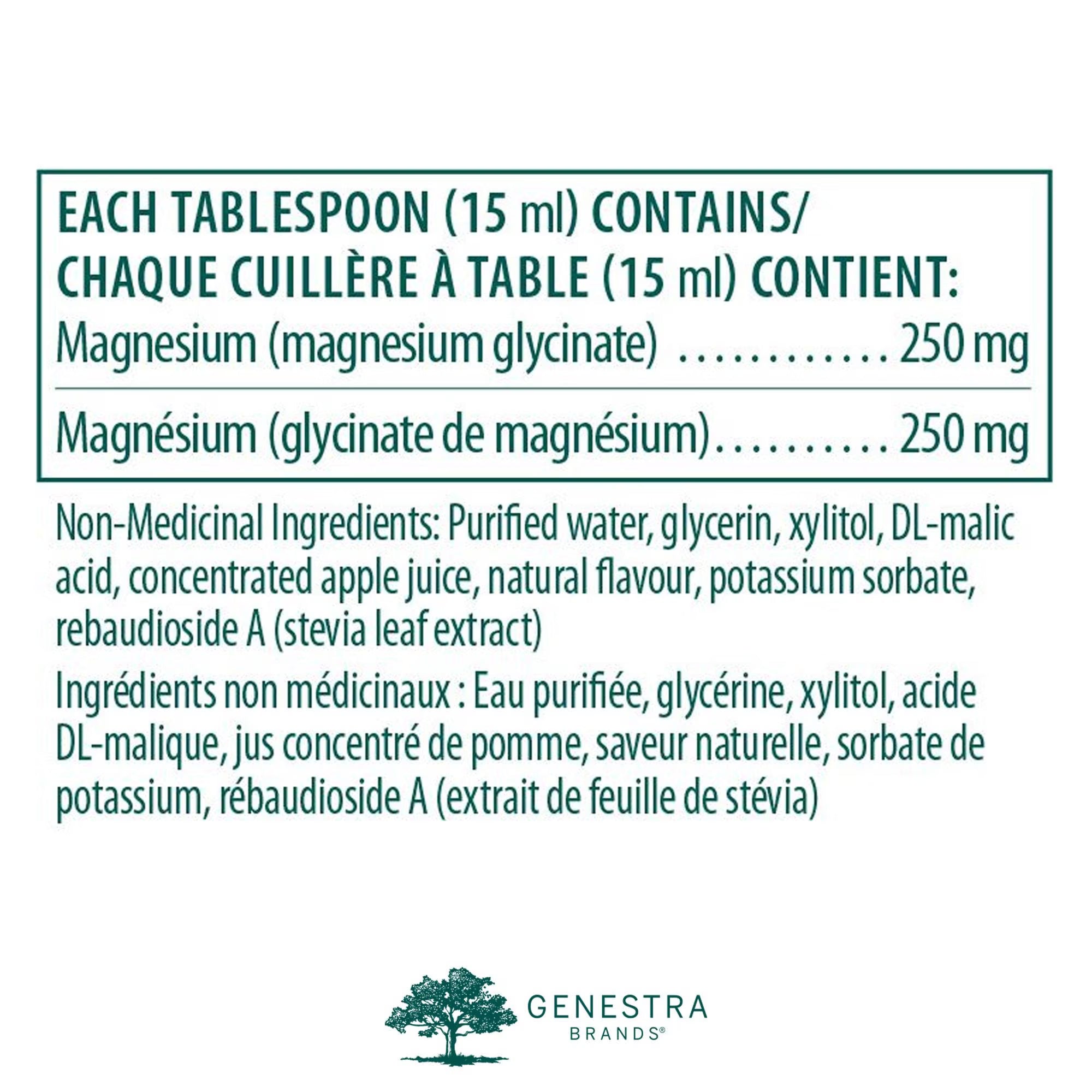 Magnesium Glycinate Liquid | Genestra Brands® | 450 mL