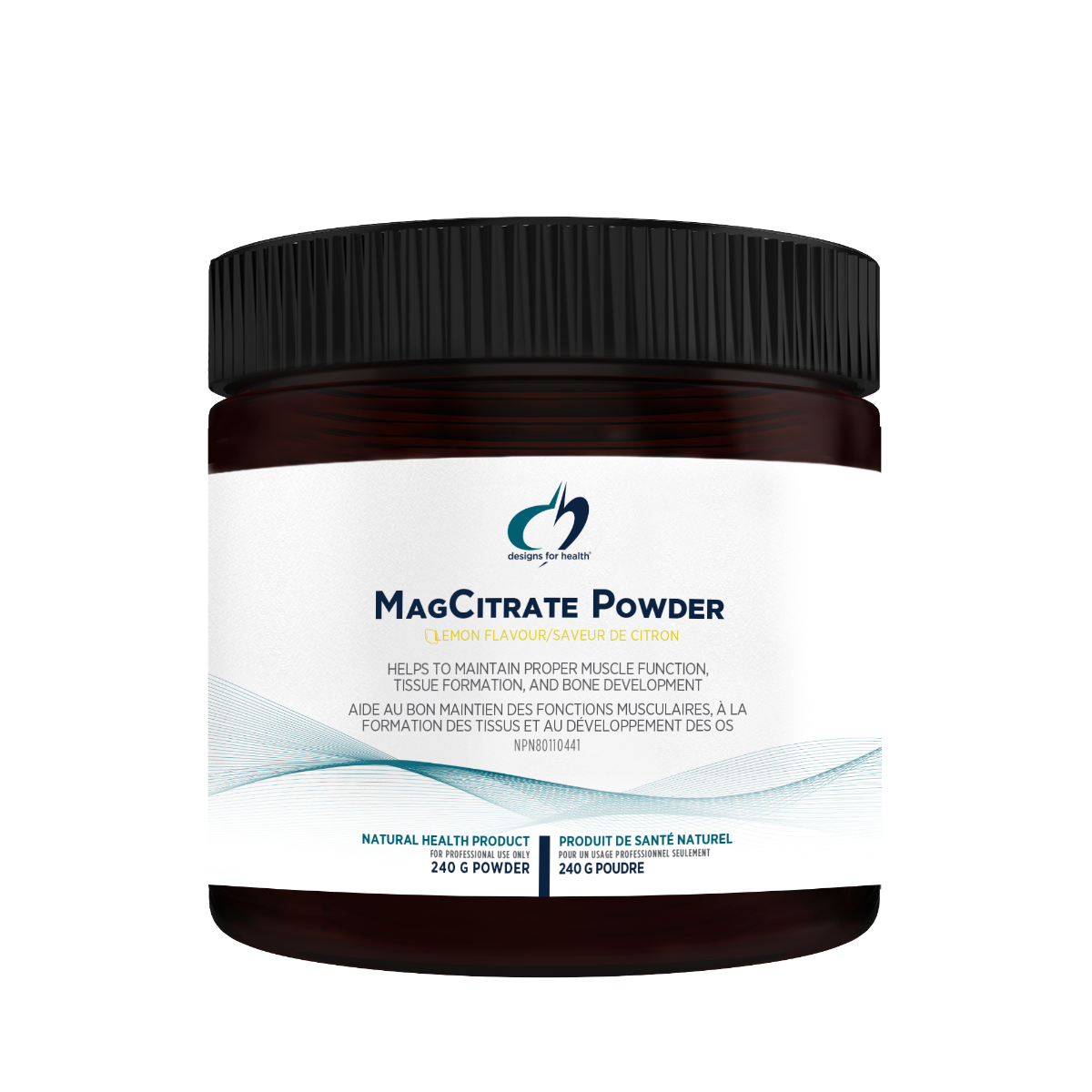 MagCitrate Powder | Designs for Health® | 240 gr