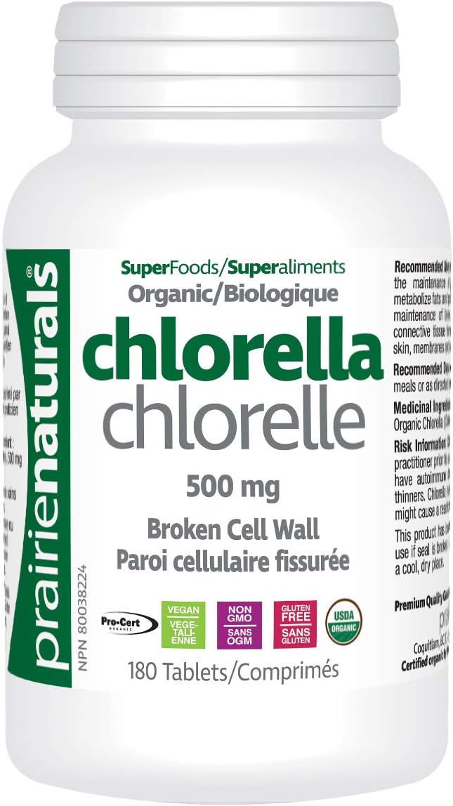 Chlorella Broken Cell WaIl | Prairie Naturals® | Different Format