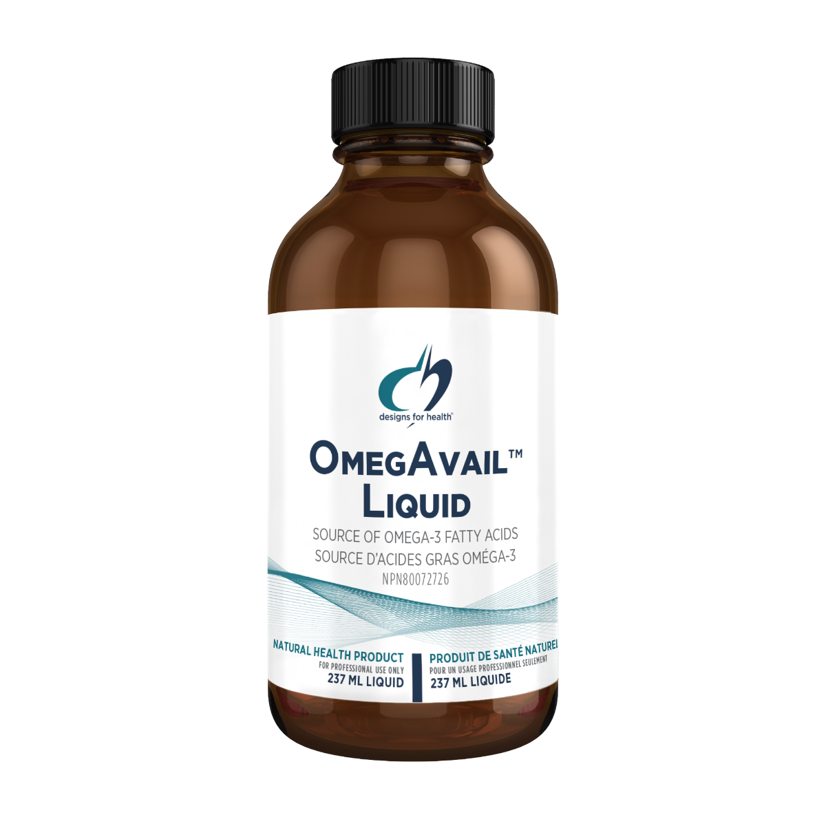 OmegAvail™ Liquid | Designs for Health® | 8 fl oz (237 mL)