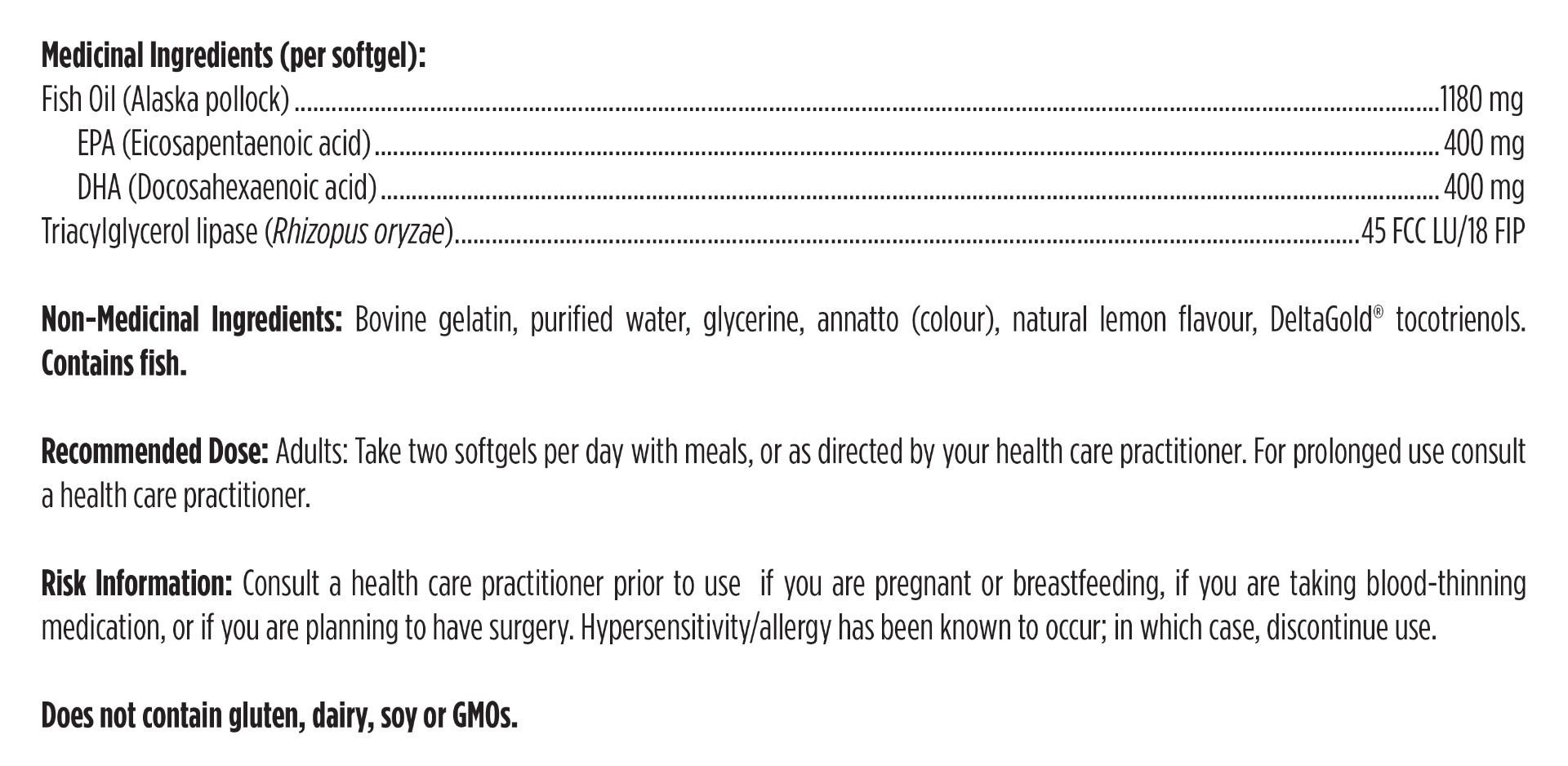 Omega 3 Hi-Po | Designs for Sport® | 60 Softgels