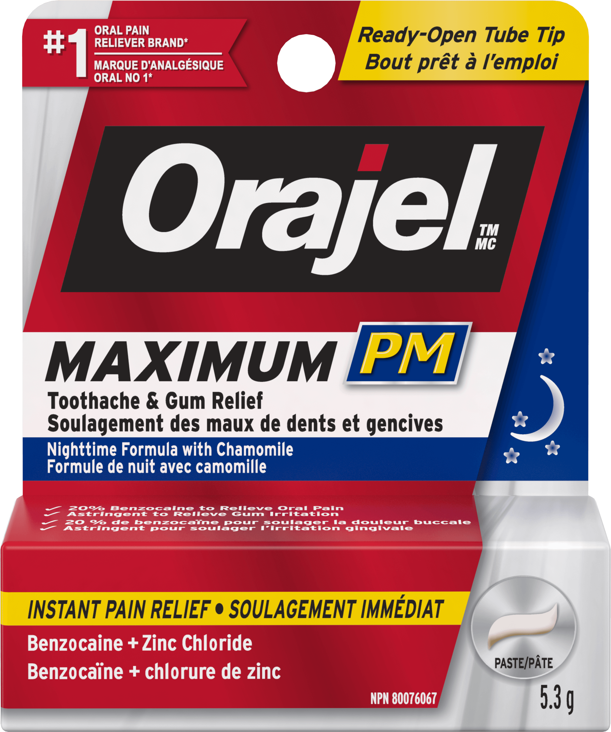 Maximum Strength PM Toothache & Gum Relief | Orajel™ | Paste