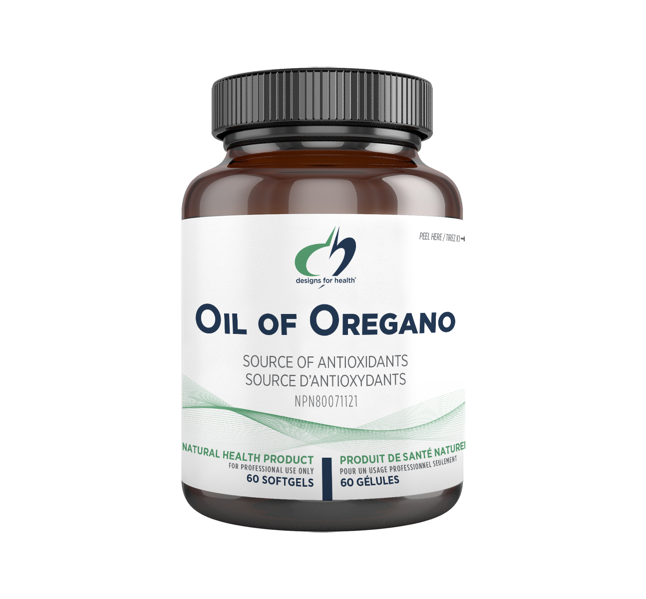 Oil of Oregano by Designs for Health® – 60 mg Oregano Oil with Carvacrol | 60 Softgels