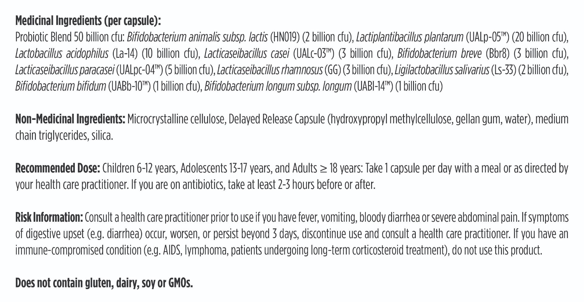 Probiomed™ 50 | Designs for Health® | 30 Vegetarian Capsules