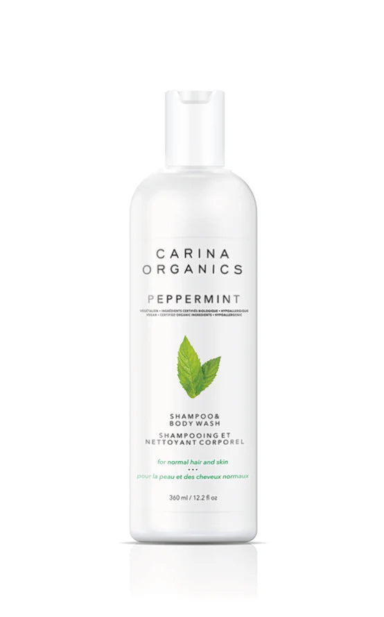Peppermint Shampoo and Body Wash | Carina™ Organics | Different Variant