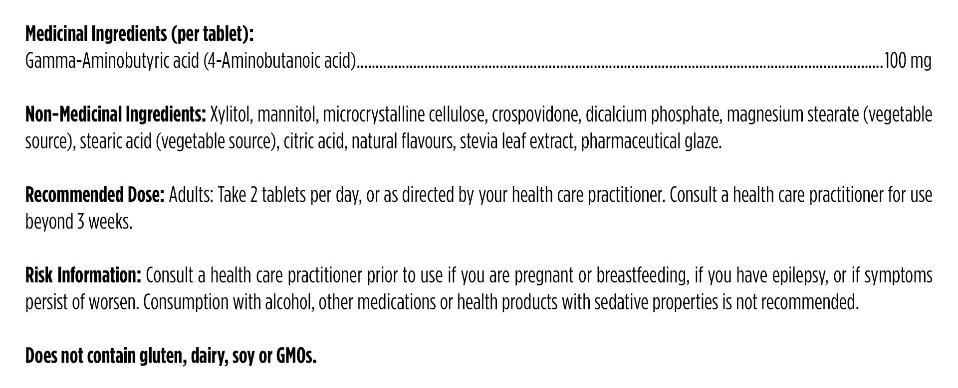 PharmaGABA™ | Designs for Health® | 60 Chewable Tablet