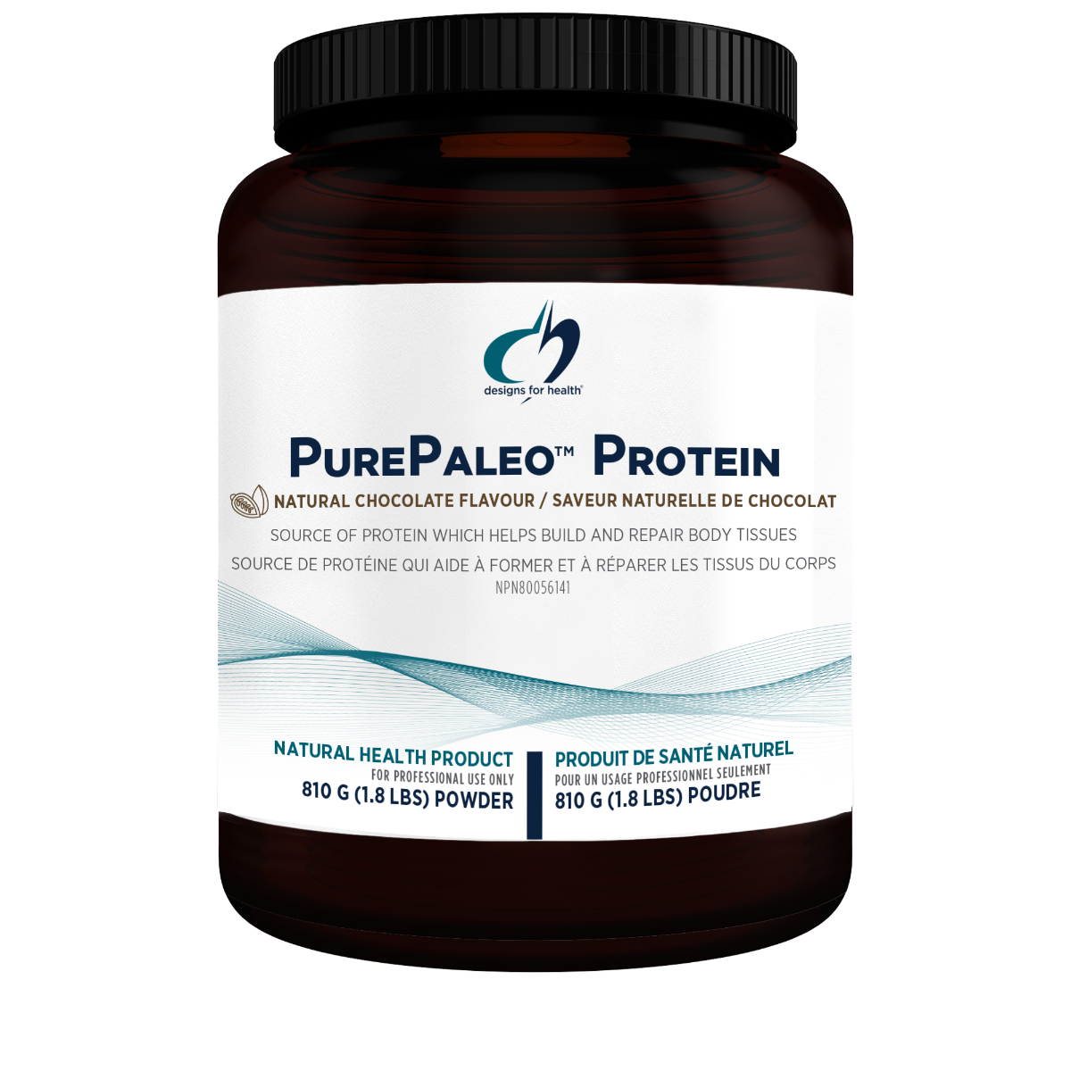 PurePaleo™ Protein by Designs for Health® – Grass-Fed Collagen-Based Protein | 810 gr (1.8 lbs)