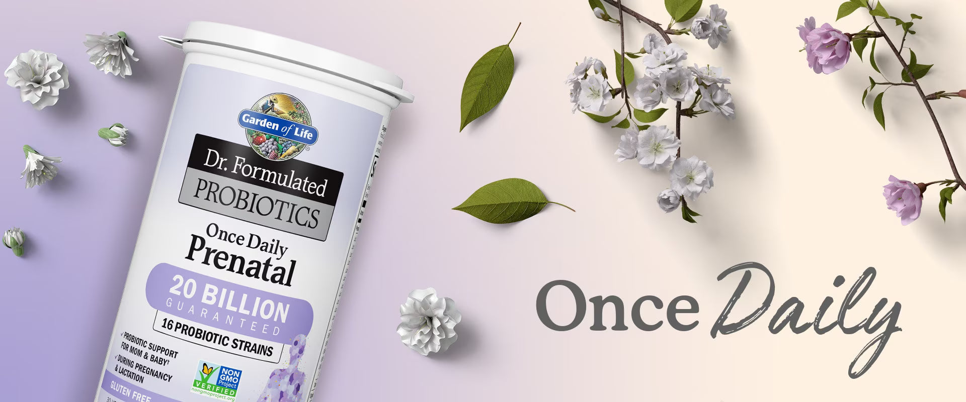 Once Daily Prenatal Shelf Stable | Garden of Life® | 30 Capsules